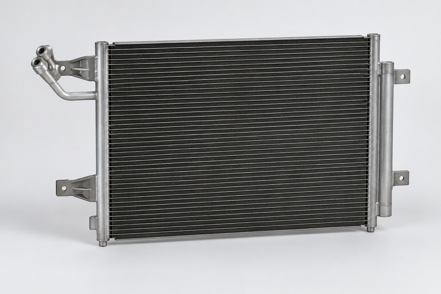Aluminum A/C condenser reference for OE 4548300070 and Smart Forfour 454