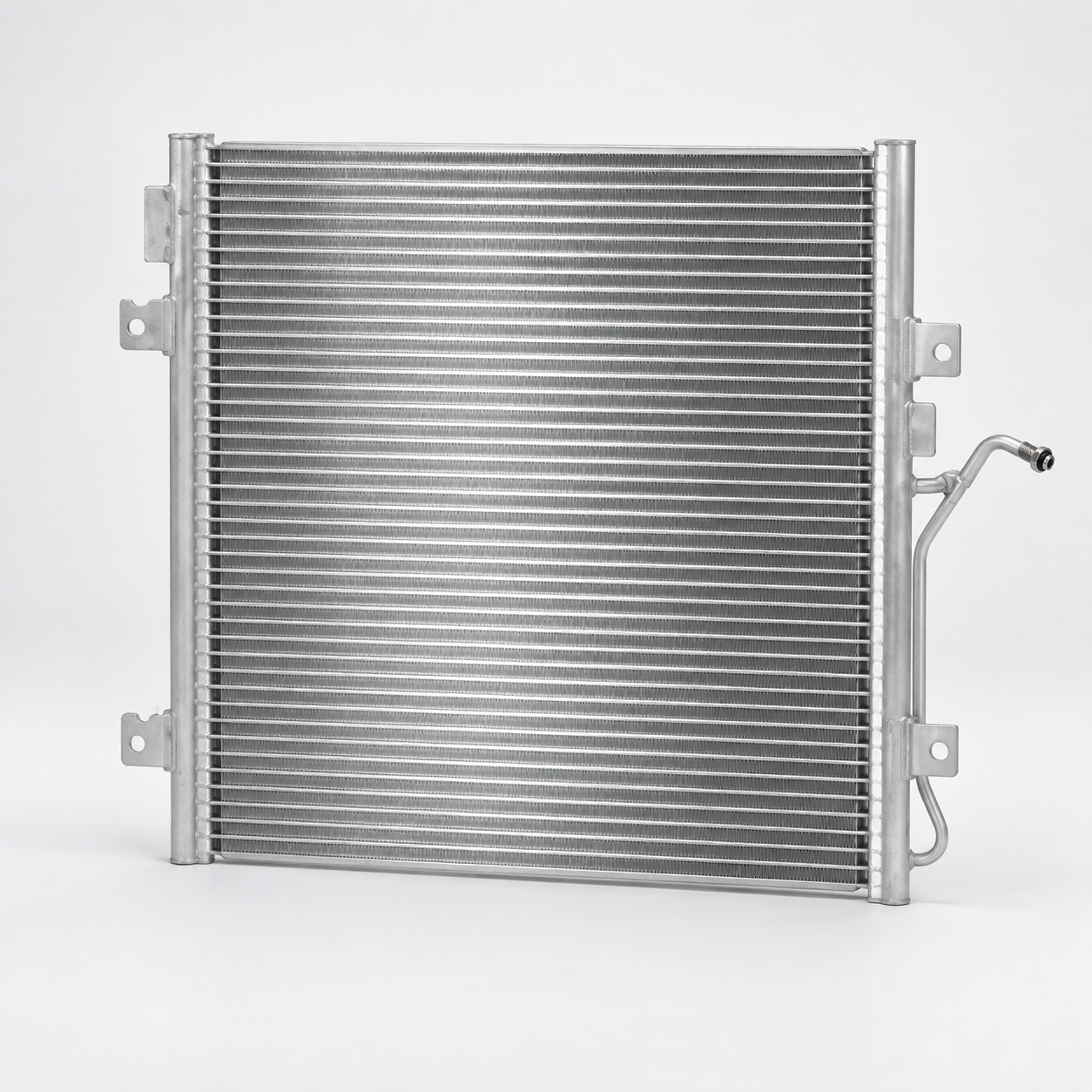 Natural aluminum A/C condenser for Dodge Nitro OE 68033237AB