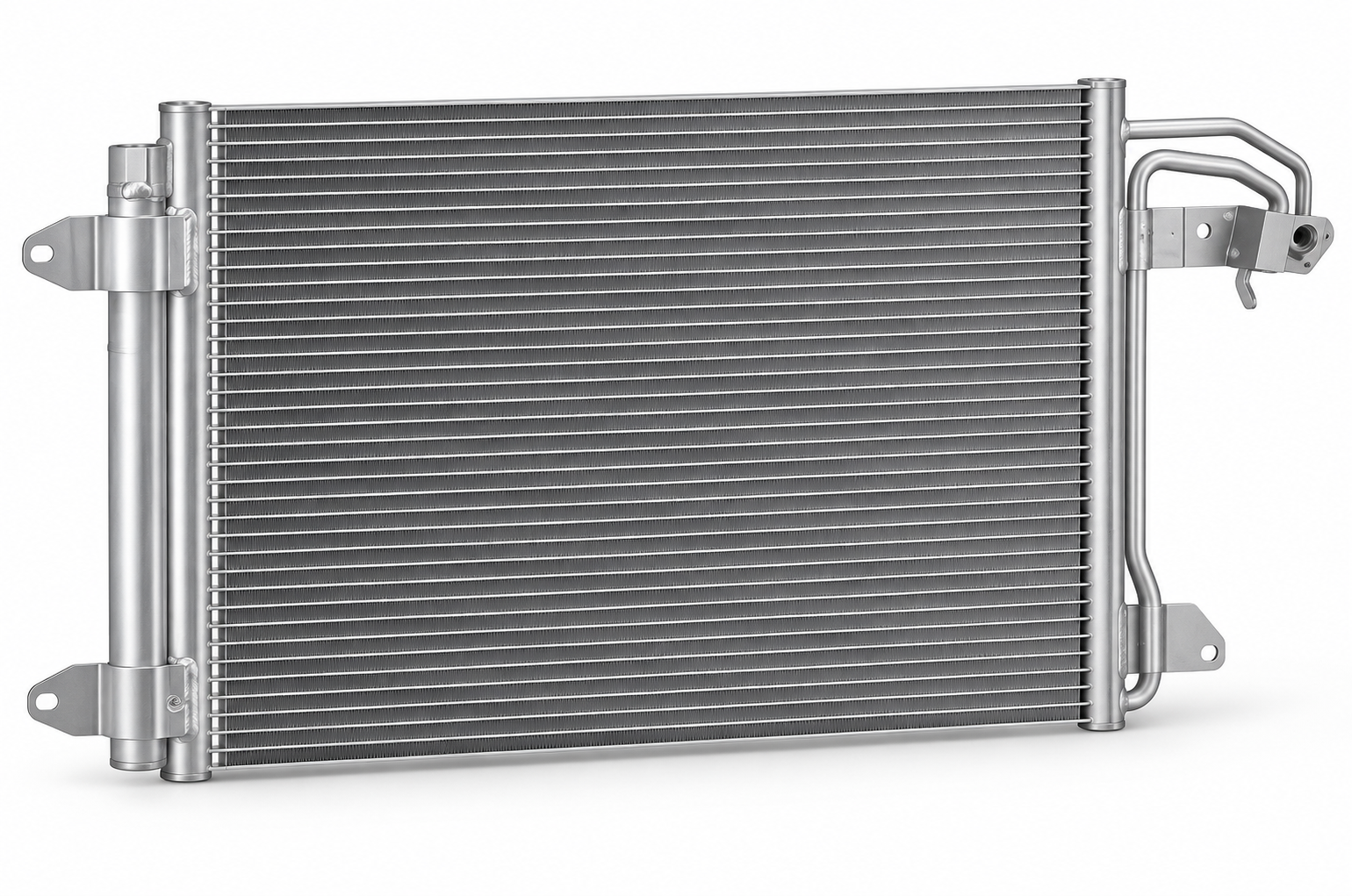 Unbranded aluminum A/C condenser reference for VAG OE 1K0820411E